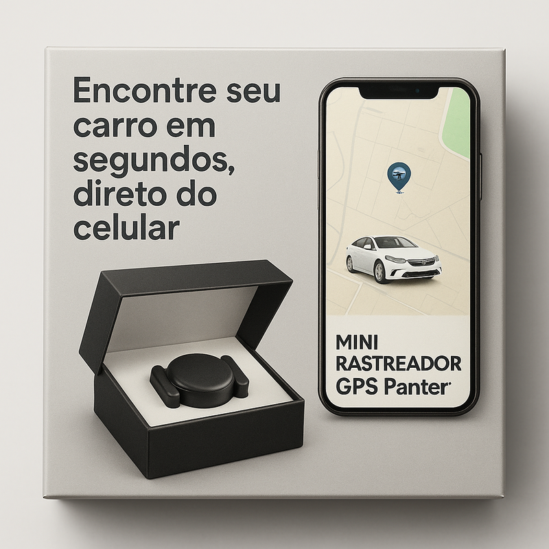 Mini rastreador GPS Panter 🔥LEVE MAIS e PAGUE MENOS ⭐