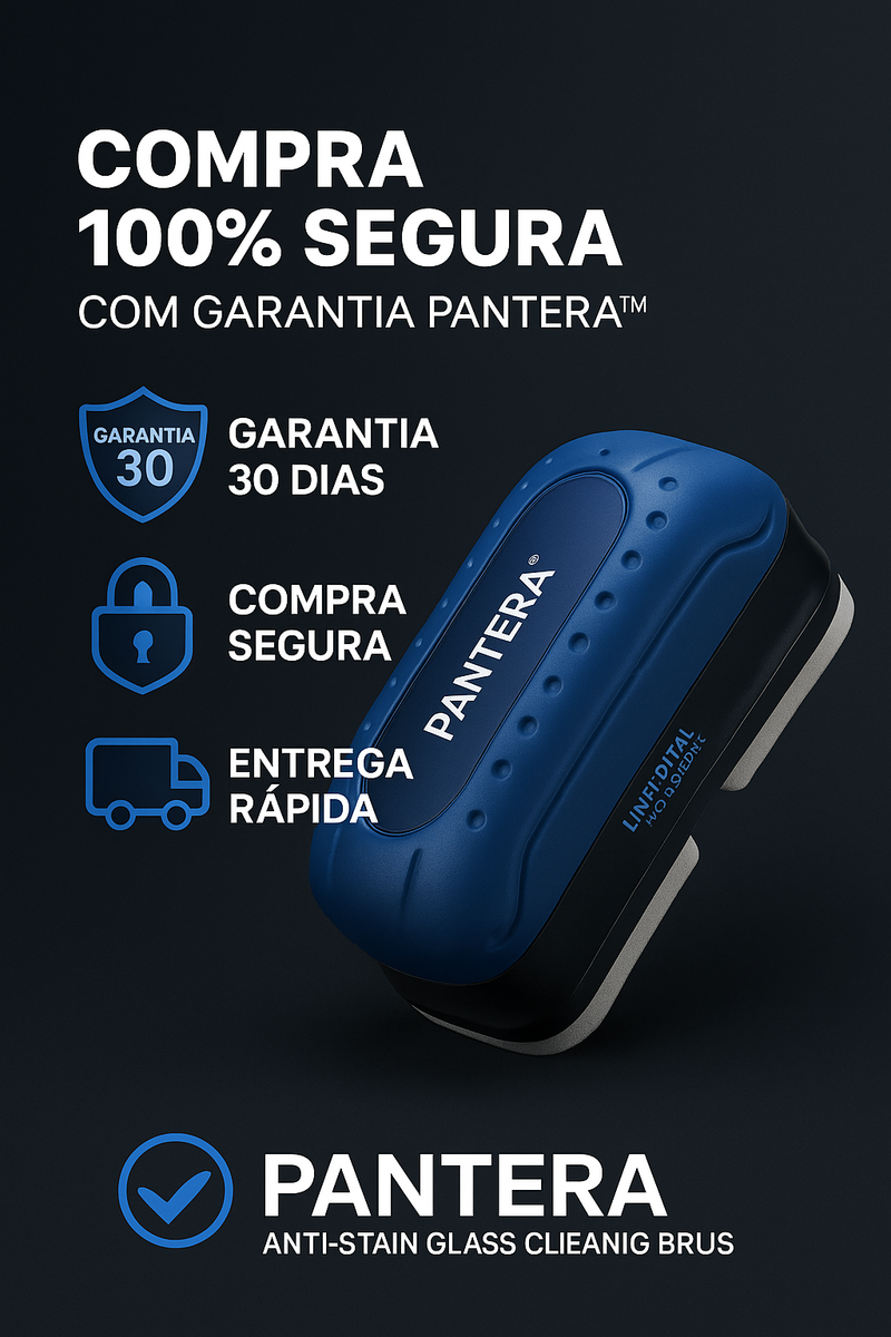 Escova Limpa Vidros Anti-Manchas Pantera™