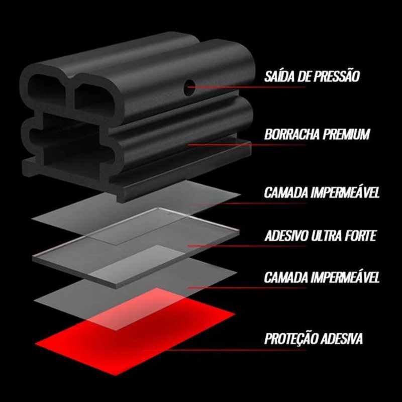 Borracha de Vedação Anti Ruído Panter - DESCONTO DE LANÇAMENTO