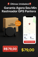 Mini rastreador GPS Panter 🔥QUEIMA DE ESTOQUE