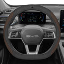 Capa de Couro para Volante de Carro Elétrico